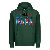 Sports Green All American papa Premium Hoodie - Neo Western