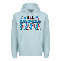 Blue Mist All American papa Premium Hoodie - Neo Western