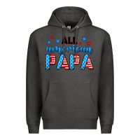 Charcoal Heather All American papa Premium Hoodie - Neo Western