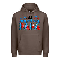 Coffee All American papa Premium Hoodie - Neo Western