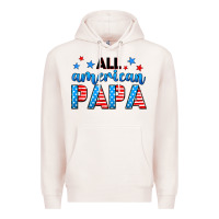 Pale Pink All American papa Premium Hoodie - Neo Western