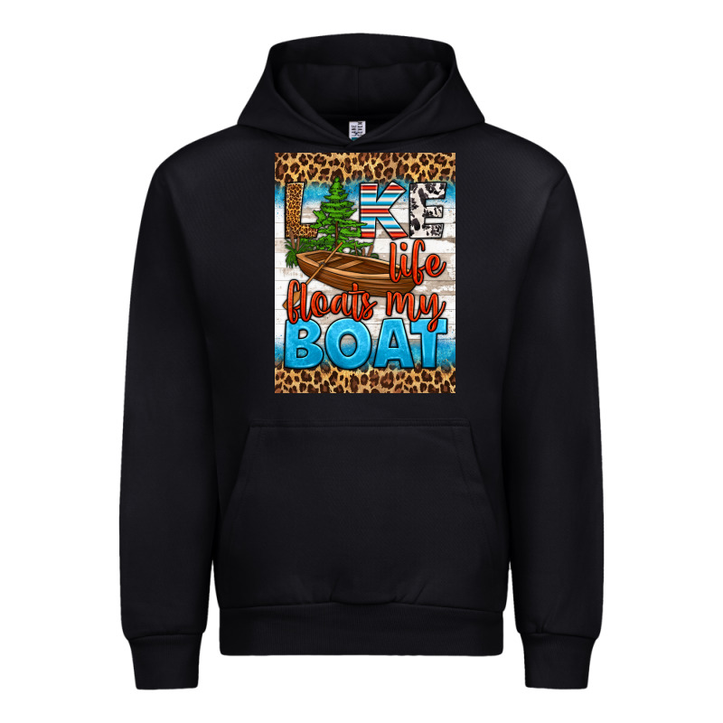 Lake Life Floats My Boat Air Freshener Urban Hoodie by HRA Design Shop | Teevron