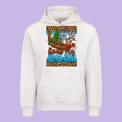 Lake Life Floats My Boat Air Freshener Urban Hoodie Designed By Hra Design Shop