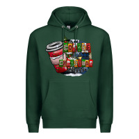 Sports Green coffe Premium Hoodie - CowhideDigitalArt