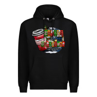 Black coffe Premium Hoodie - CowhideDigitalArt