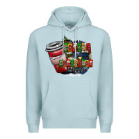 Blue Mist coffe Premium Hoodie - CowhideDigitalArt