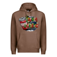 Chestnut coffe Premium Hoodie - CowhideDigitalArt