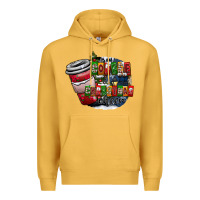 Mustard coffe Premium Hoodie - CowhideDigitalArt