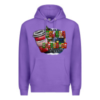 Purple coffe Premium Hoodie - CowhideDigitalArt