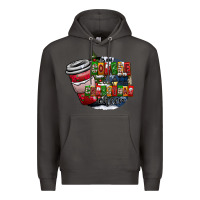 Smoke coffe Premium Hoodie - CowhideDigitalArt