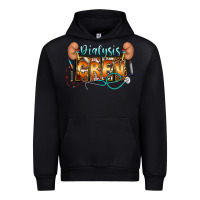 Black dialysis crew Urban Hoodie - CowhideDigitalArt