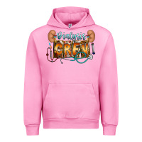 Fuchsia Pink dialysis crew Urban Hoodie - CowhideDigitalArt