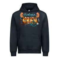 Navy dialysis crew Urban Hoodie - CowhideDigitalArt