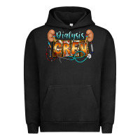 Pigment Black dialysis crew Urban Hoodie - CowhideDigitalArt
