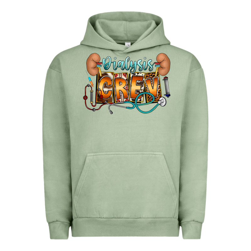 Dialysis Crew Urban Hoodie by CowhideDigitalArt | Teevron