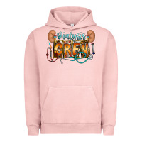 Pigment Salmon dialysis crew Urban Hoodie - CowhideDigitalArt