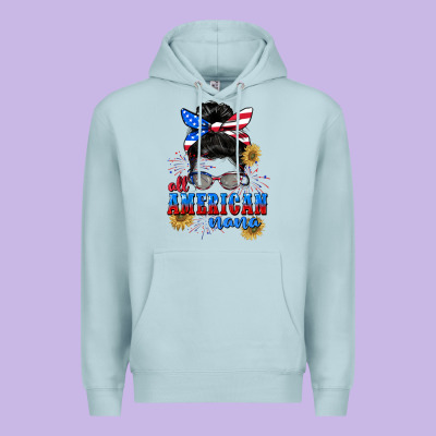 All American Nana 4th Of July Premium Hoodie Designed By Cowgirlartshop