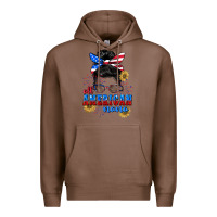 Chestnut All American Nana 4th of July Premium Hoodie - CowGirlArtShop
