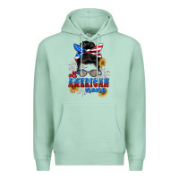Seafoam All American Nana 4th of July Premium Hoodie - CowGirlArtShop