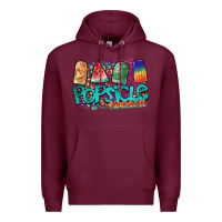Burgundy popsicle season Premium Hoodie - SublimationCraftShop