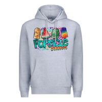 Heather Grey popsicle season Premium Hoodie - SublimationCraftShop
