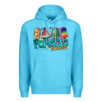 Ocean Blue popsicle season Premium Hoodie - SublimationCraftShop