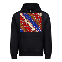 Black 4th of July USA flag leopard cowhide 20oz tumbler Urban Hoodie - Neo Western