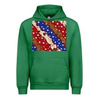 Emerald 4th of July USA flag leopard cowhide 20oz tumbler Urban Hoodie - Neo Western