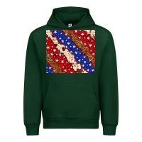 Forest Green 4th of July USA flag leopard cowhide 20oz tumbler Urban Hoodie - Neo Western