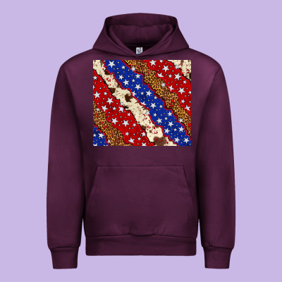 4th Of July Usa Flag Leopard Cowhide 20oz Tumbler Urban Hoodie Designed By Neo Western