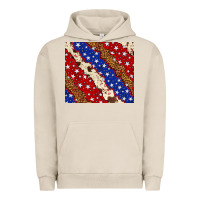 Pigment French Oak 4th of July USA flag leopard cowhide 20oz tumbler Urban Hoodie - Neo Western