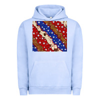 Pigment Grape Ice 4th of July USA flag leopard cowhide 20oz tumbler Urban Hoodie - Neo Western