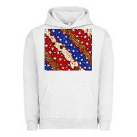 Pigment Lunar Rock 4th of July USA flag leopard cowhide 20oz tumbler Urban Hoodie - Neo Western