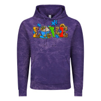 Cloud Purple autism coffee cup with sunflower Vintage Hoodie - AdoDesignShop