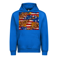 Cobalt 4th of July USA flag leopard sunflower 20oz tumble Urban Hoodie - Neo Western
