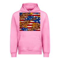 Fuchsia Pink 4th of July USA flag leopard sunflower 20oz tumble Urban Hoodie - Neo Western