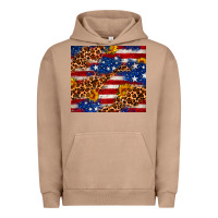 Pigment Burro 4th of July USA flag leopard sunflower 20oz tumble Urban Hoodie - Neo Western