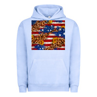 Pigment Grape Ice 4th of July USA flag leopard sunflower 20oz tumble Urban Hoodie - Neo Western