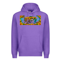 Purple mama sunflower libbey cup Premium Hoodie - HRA Design Shop