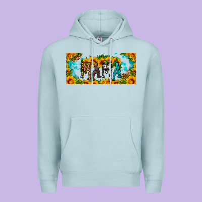 Mama Sunflower Libbey Cup Premium Hoodie Designed By Hra Design Shop