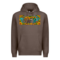 Coffee mama sunflower libbey cup Premium Hoodie - HRA Design Shop