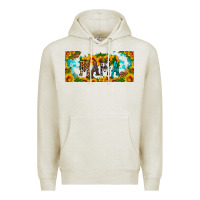Oatmeal Heather mama sunflower libbey cup Premium Hoodie - HRA Design Shop