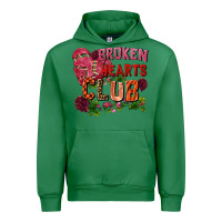 Emerald broken heart club Urban Hoodie - FaDigitalArtStudio