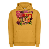Pigment Peanut Butter broken heart club Urban Hoodie - FaDigitalArtStudio