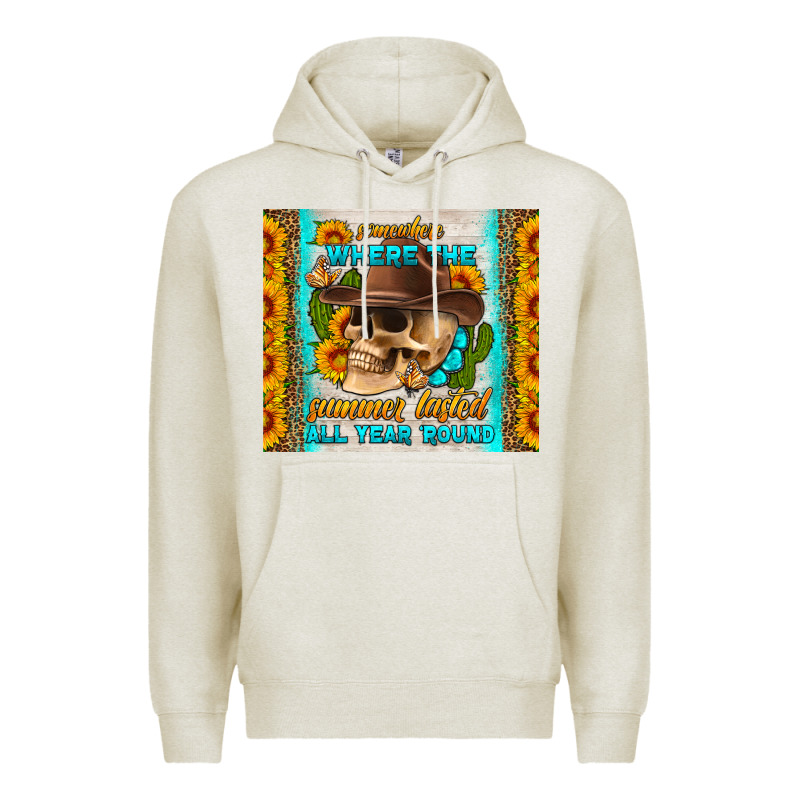 Somewhere Where The Summer Lasted All Year Around Tumbler Premium Hoodie by HRA Design Shop | Teevron