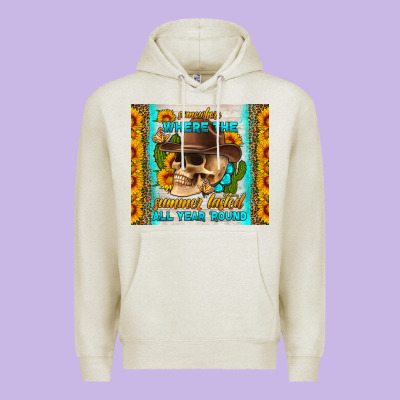 Somewhere Where The Summer Lasted All Year Around Tumbler Premium Hoodie Designed By Hra Design Shop