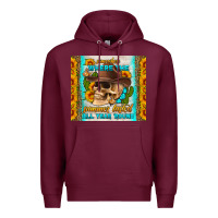 Burgundy somewhere where the summer lasted all year around tumbler Premium Hoodie - HRA Design Shop