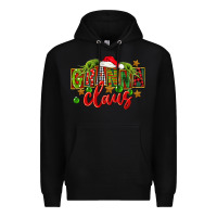 Black Christmas granna claus Premium Hoodie - FaDigitalArtStudio