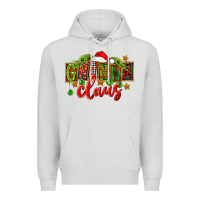 Dove Grey Christmas granna claus Premium Hoodie - FaDigitalArtStudio
