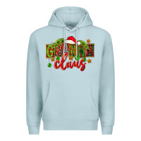 Blue Mist Christmas granna claus Premium Hoodie - FaDigitalArtStudio